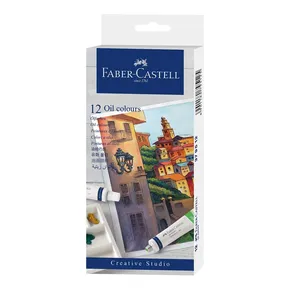 Faber-Castell Ölfarben 12 Farben, 9 ml Tube